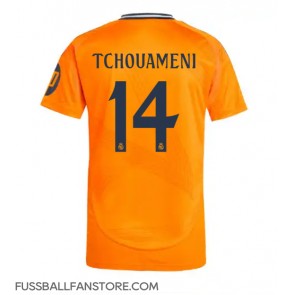 Real Madrid Aurelien Tchouameni #14 Replik Auswärtstrikot 2024-25 Kurzarm